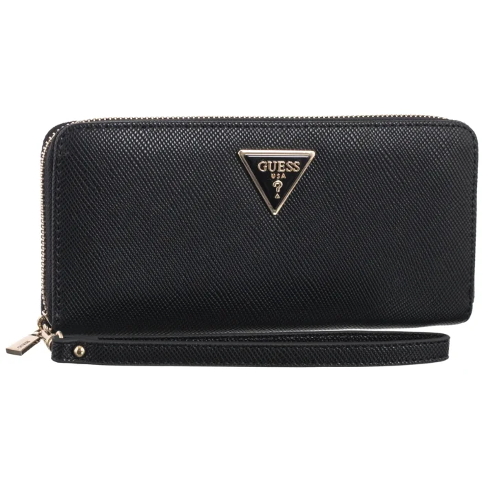 Portfel Guess Laurel II Slg Large Zip Around SWZG74 59146 Black – zdjęcie 1