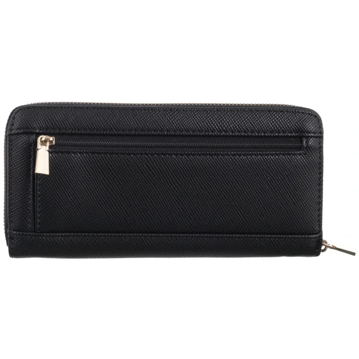 Portfel Guess Laurel II Slg Large Zip Around SWZG74 59146 Black – zdjęcie 2