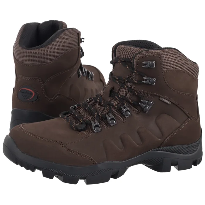 Buty Trekkingowe Wojas Brązowe 24122-82 – zdjęcie 1