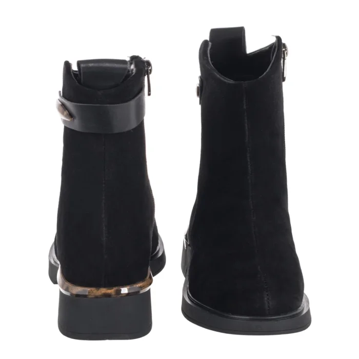 Botki Filippo Czarne DBT7182/25 BK – zdjęcie 3
