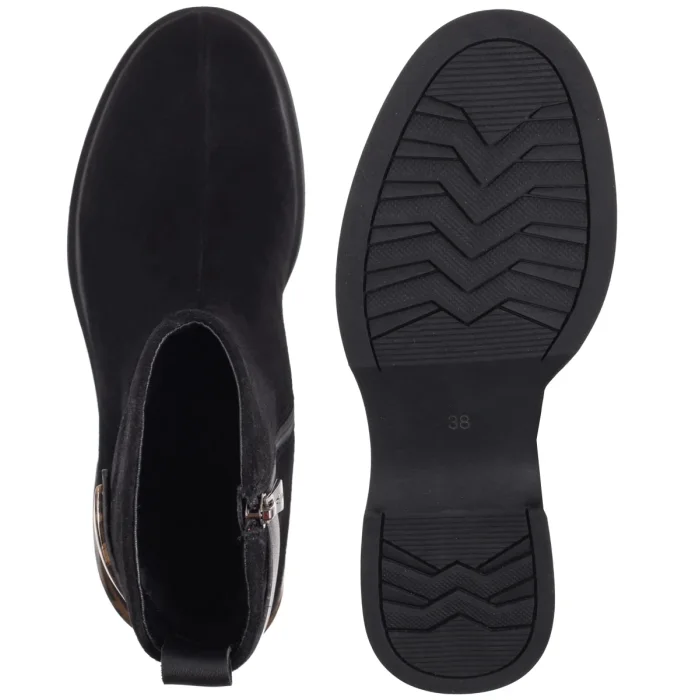 Botki Filippo Czarne DBT7182/25 BK – zdjęcie 4