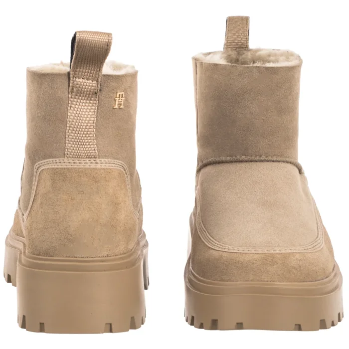 Botki Tommy Hilfiger Real Shearling Pullon Snowboot Horsedish FW0FW08997 ACC – zdjęcie 4