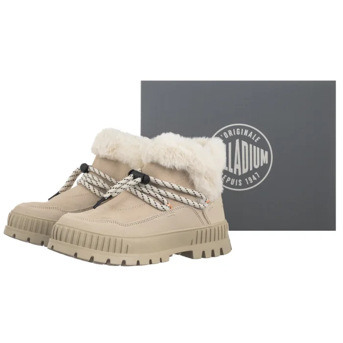 Botki Palladium Pallashock Lo Hilver Almond Milk 99516-175-M – zdjęcie 6