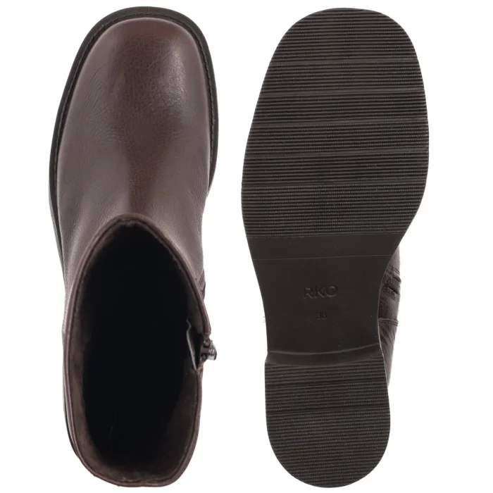 Botki Ryłko Brązowe E3VK4___ _2TQ – zdjęcie 5