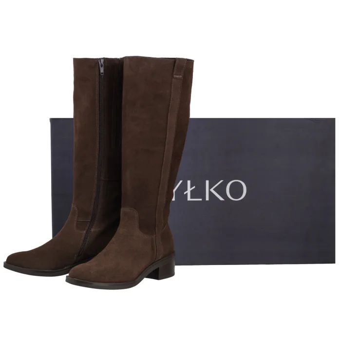 Kozaki Ryłko Brązowe 3GXU5_M_M_6TJ – zdjęcie 6