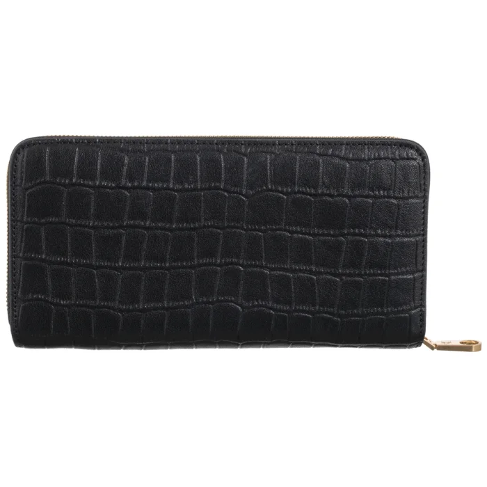 Portfel Calvin Klein CK Croc Long Zip Around Black LV04F1096G UB1 – zdjęcie 2