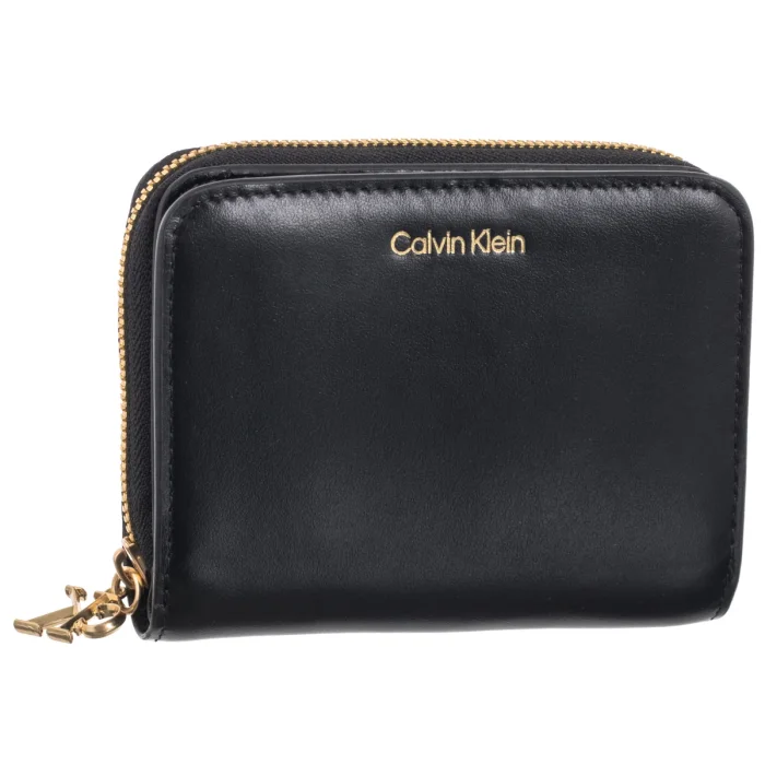 Portfel Calvin Klein CK Medium Flap Zip Around Black LV04F1075G UB1 – zdjęcie 1