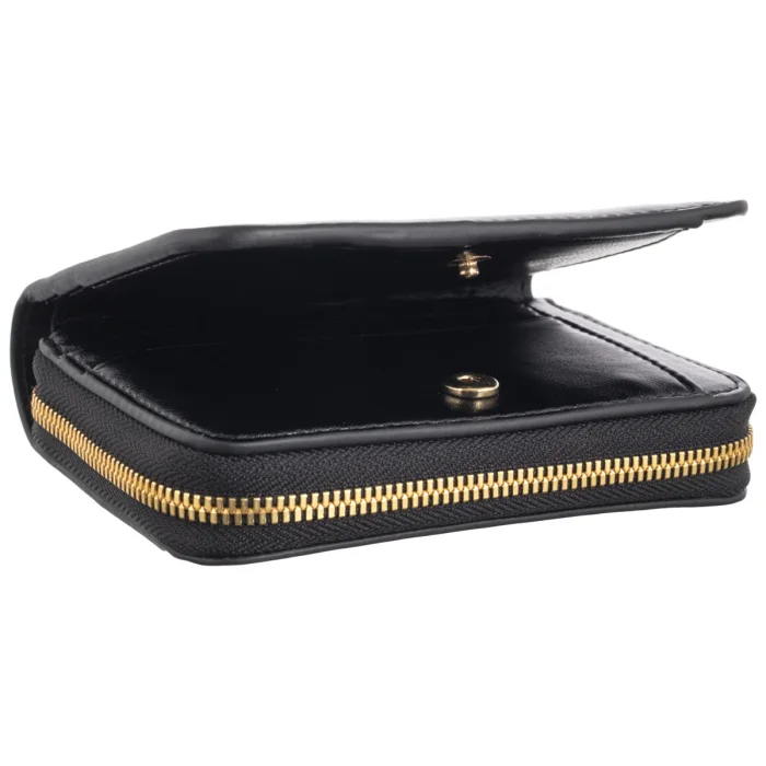 Portfel Calvin Klein CK Medium Flap Zip Around Black LV04F1075G UB1 – zdjęcie 5