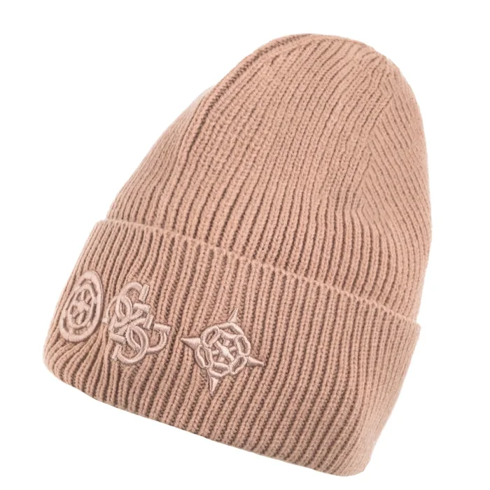 Czapka Guess Cresidia Knitted Beanie AW5404 POL01 ROS – zdjęcie 2