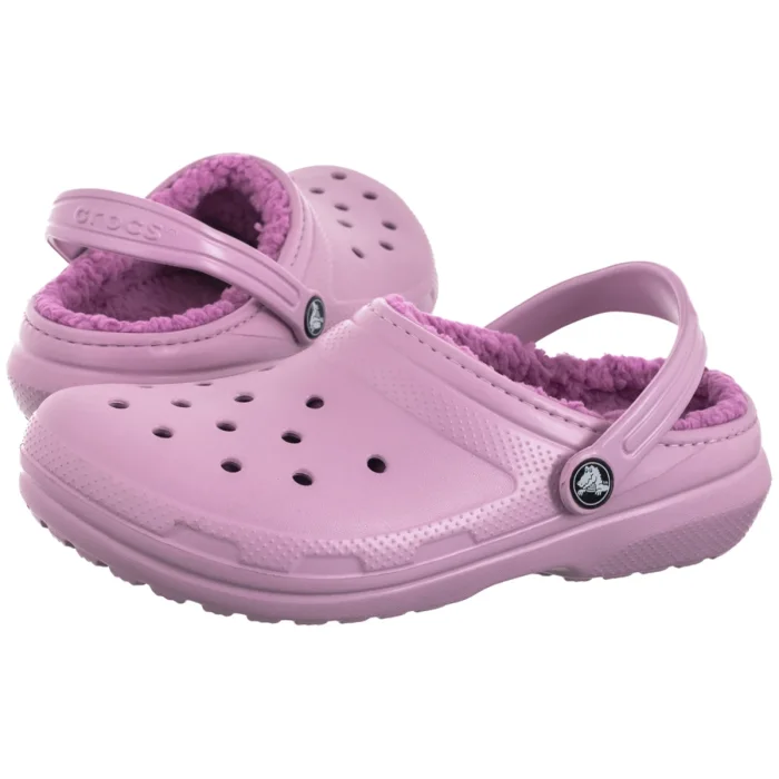 Klapki Crocs Classic Lined Clog K Hydrangea 207010-5BX – zdjęcie 1