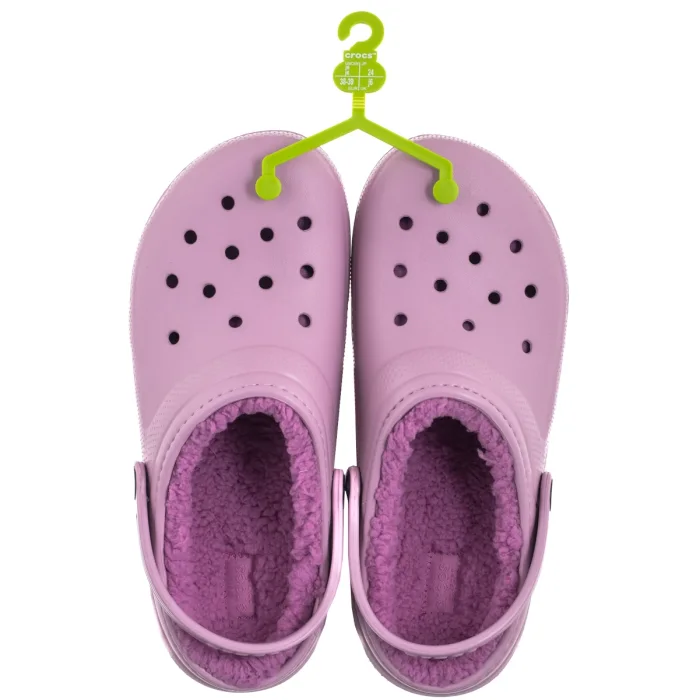 Klapki Crocs Classic Lined Clog K Hydrangea 207010-5BX – zdjęcie 6