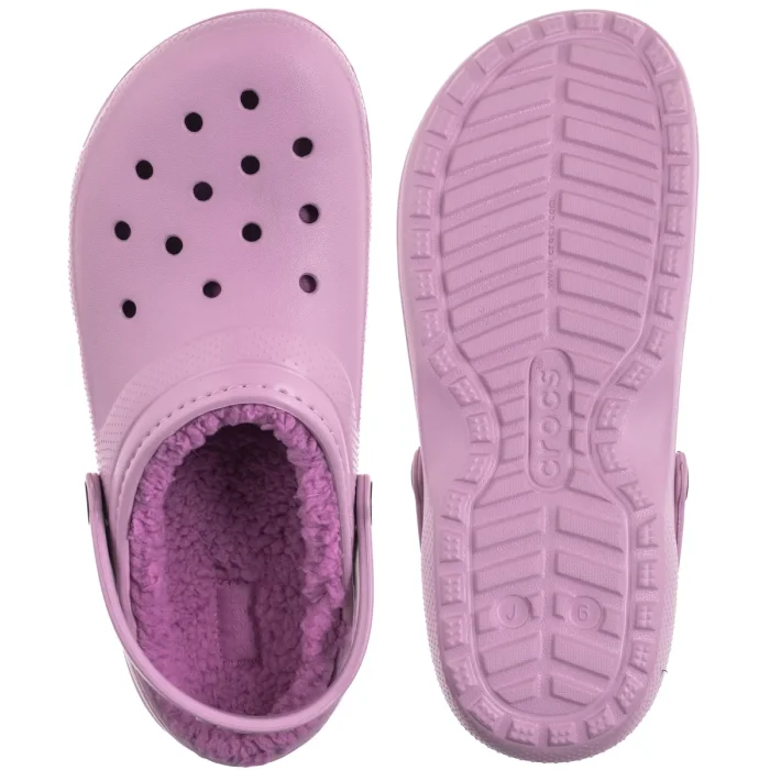 Klapki Crocs Classic Lined Clog K Hydrangea 207010-5BX – zdjęcie 5
