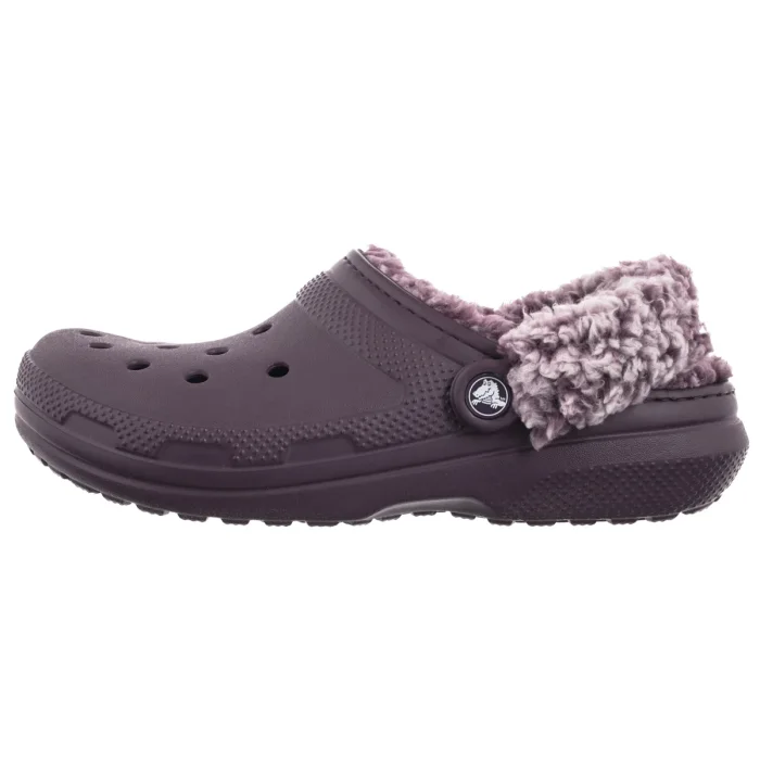 Klapki Crocs Classic Fleece Lined Clog Plush Plum 211396-5CQ – zdjęcie 2