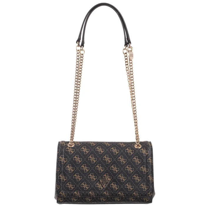 Torebka Guess Noelle II Cnvrtble XBody Flap HWQG96 72210 Brown Logo – zdjęcie 5