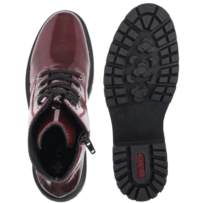 Botki Rieker Bordowe Z2841-33 Red – zdjęcie 5