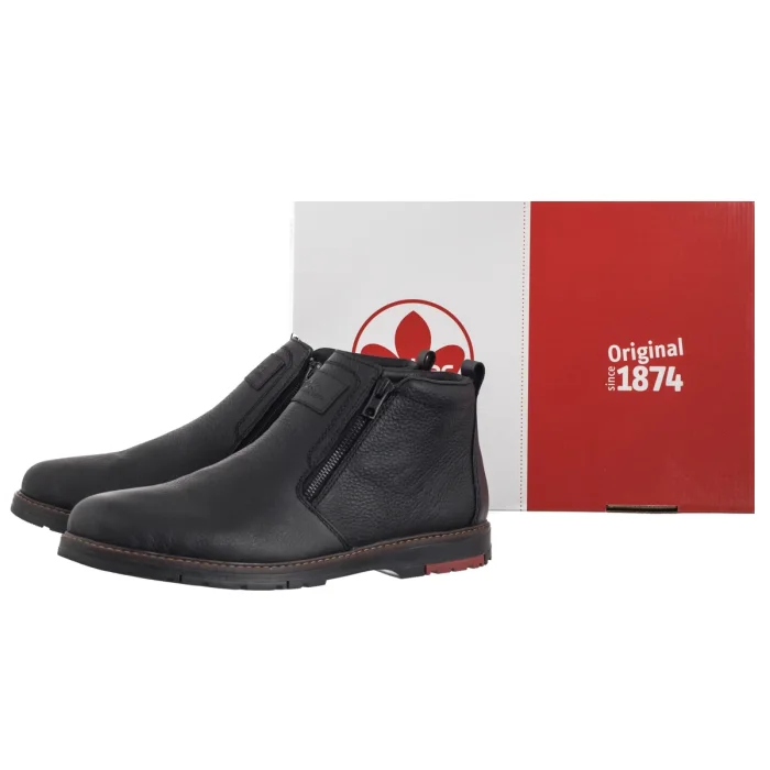 Botki Rieker Czarne 10553-00 Black – zdjęcie 6