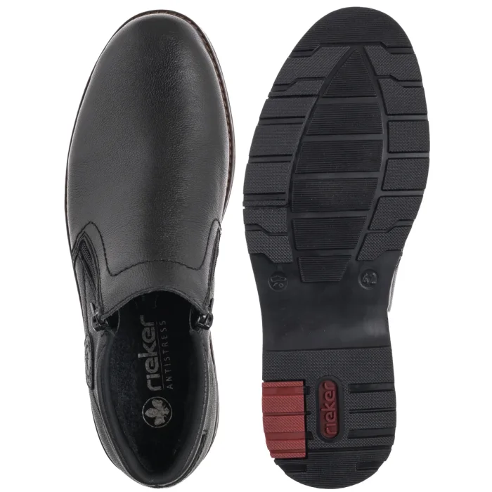 Trzewiki Rieker Czarne 10550-00 Black – zdjęcie 5