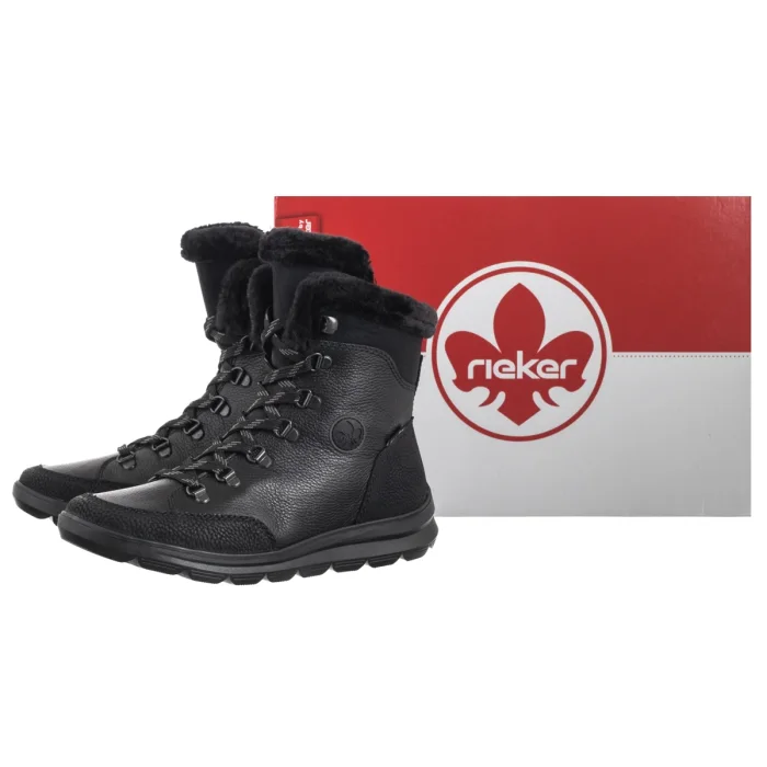 Trzewiki Rieker Czarne Z0000-00 Black – zdjęcie 6