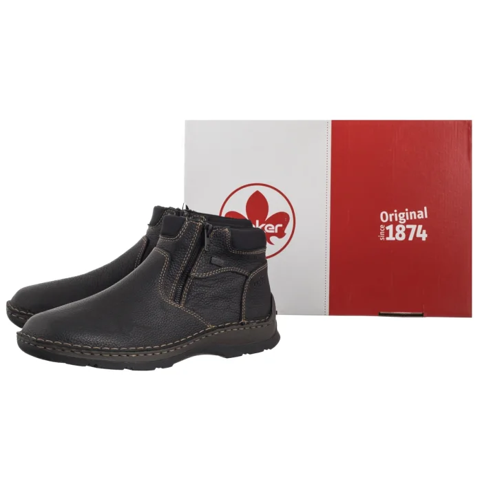 Botki Rieker Czarne 05362-00 Black – zdjęcie 6