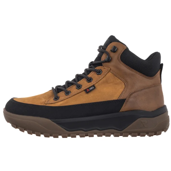 Buty Trekkingowe Rieker Brązowe U1571-68 Yellow Combination – zdjęcie 2