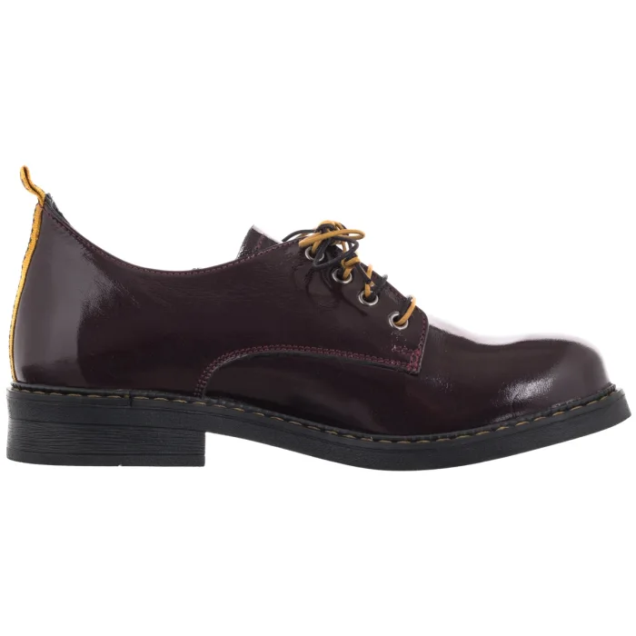 Półbuty Venezia Bordowe V472-01502-04BOR – zdjęcie 3