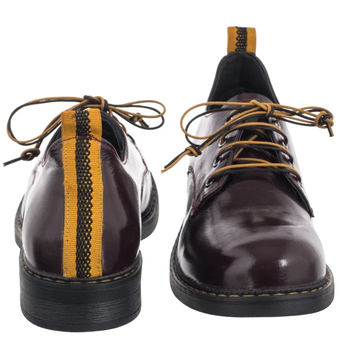 Półbuty Venezia Bordowe V472-01502-04BOR – zdjęcie 4