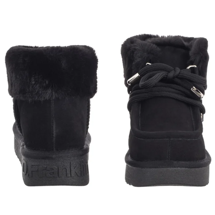 Śniegowce D.Franklin Nordic Mid Fur Black DFSH375006-BLAC – zdjęcie 4