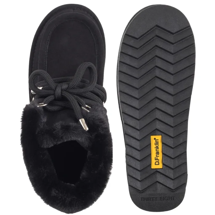 Śniegowce D.Franklin Nordic Mid Fur Black DFSH375006-BLAC – zdjęcie 5