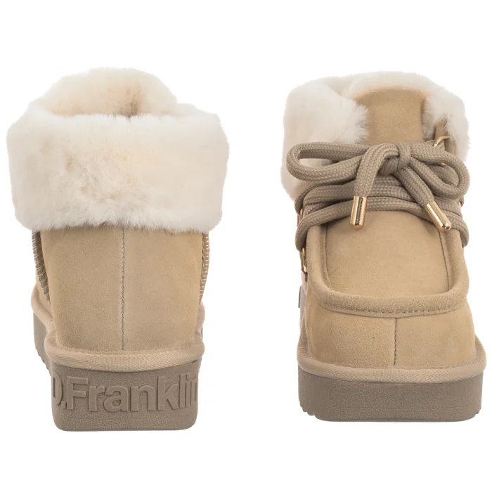 Śniegowce D.Franklin Nordic Mid Fur Cream DFSH375006-CREA – zdjęcie 4