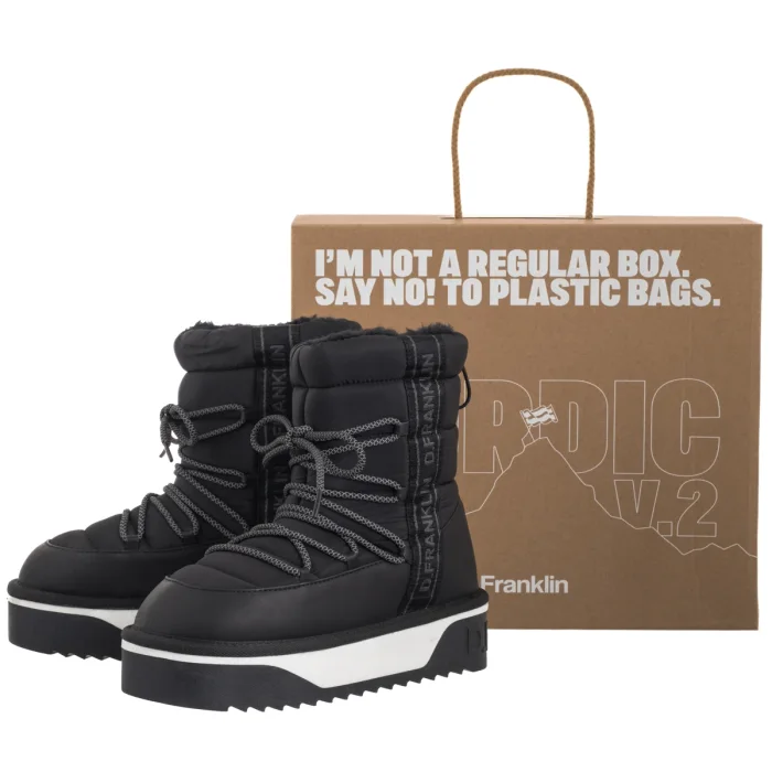 Śniegowce D.Franklin Nordic V.2 Bomb Black DFSH371006-BLAC