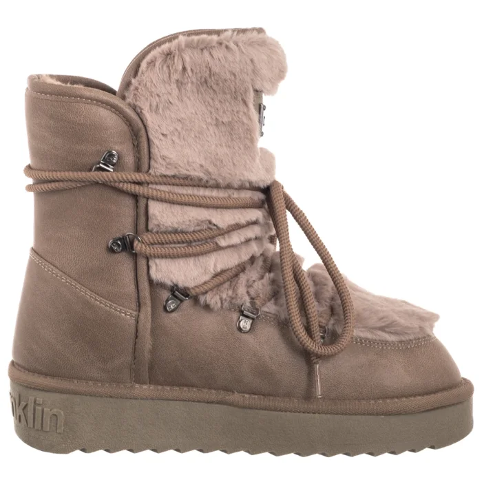 Śniegowce D.Franklin Nordic Trk Fur Taupe DFSH370022-TAUP – zdjęcie 3