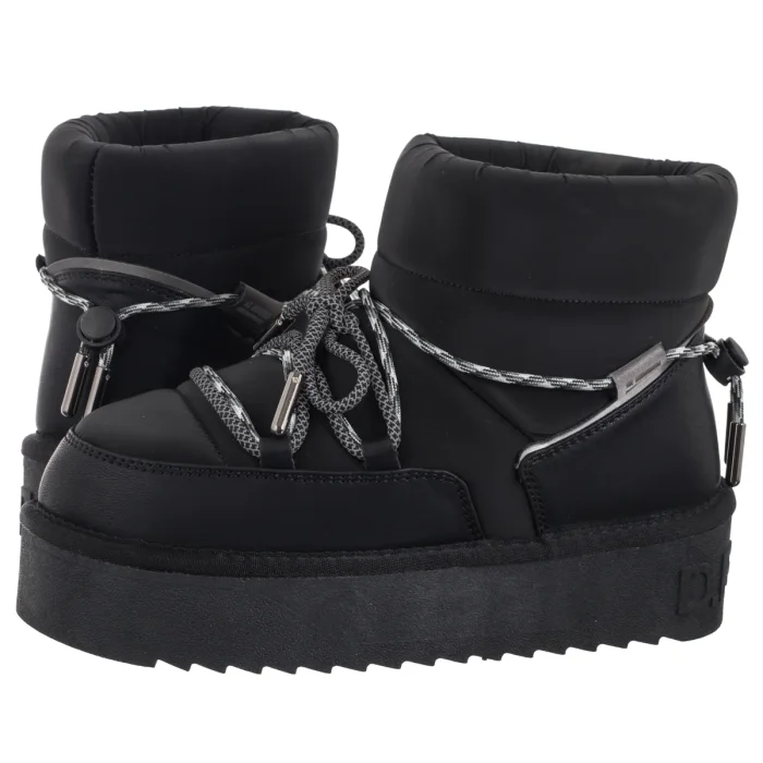 Śniegowce D.Franklin Nordic V2 Low Lace Black DFSH371015-BLAC – zdjęcie 1