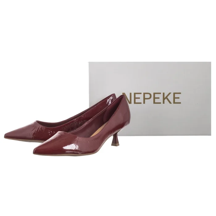 Czółenka Nepeke Amira Burgundy – zdjęcie 6