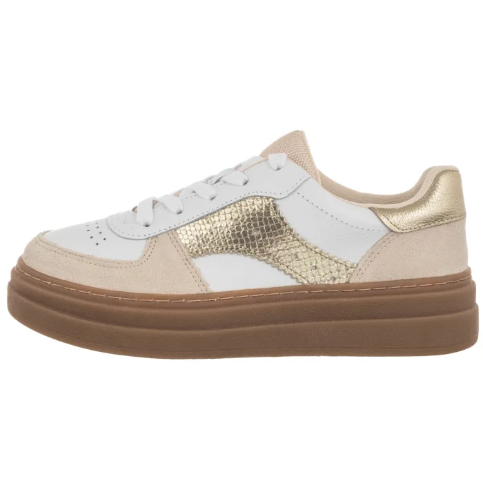 Sneakersy Nepeke Edib Marfim/Bco/Dourado/Marfim – zdjęcie 2