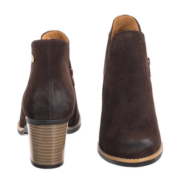 Botki Maciejka Czekoladowe 04492-100/00-5 – zdjęcie 4