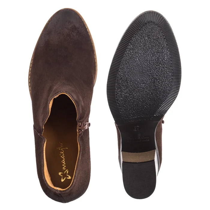 Botki Maciejka Czekoladowe 04492-100/00-5 – zdjęcie 5