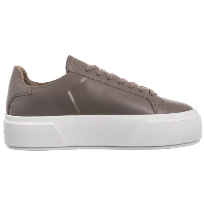 Sneakersy Calvin Klein Flatform Lace Up Lth Mg Desert Taupe/Bright White YW0YW01928 PBO – zdjęcie 3