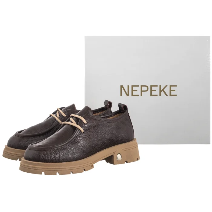 Półbuty Nepeke Hana Brown Floter – zdjęcie 6