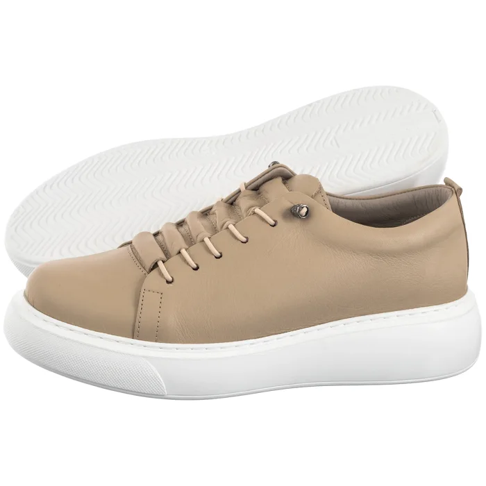 Sneakersy Nepeke Amela Beige  – zdjęcie 1