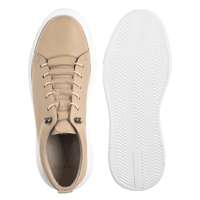 Sneakersy Nepeke Amela Beige  – zdjęcie 5