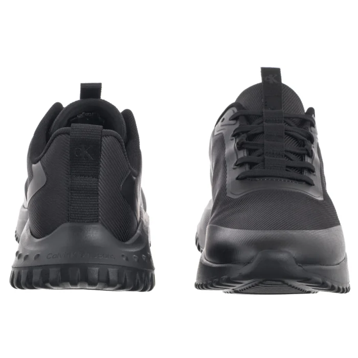 Sneakersy Calvin Klein Eva Runner Lace Up Mat Mix Triple Black YM0YM01442 0GJ – zdjęcie 4