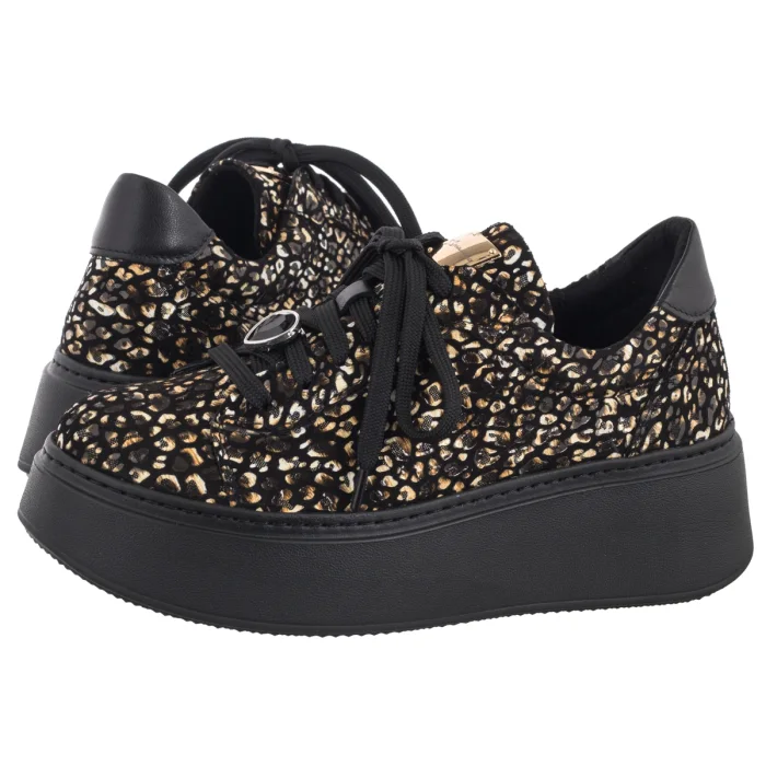Sneakersy Maciejka Brązowo-Czarne 6191W-05/00-8 – zdjęcie 1