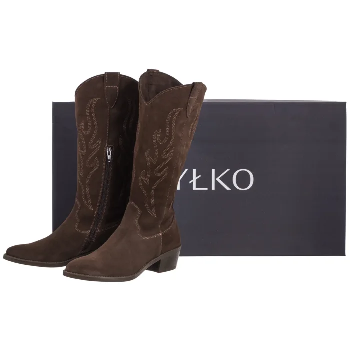 Kowbojki Ryłko Brązowe 4ZXT2___M_6TJ – zdjęcie 6