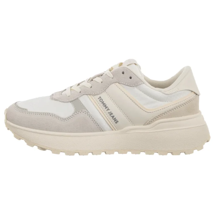 Sneakersy Tommy Hilfiger Tjw Cleated Runner Suede Mix Stratus Grey EN0EN02921 P06 – zdjęcie 3