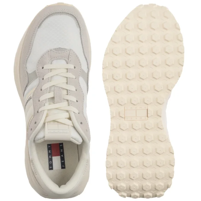Sneakersy Tommy Hilfiger Tjw Cleated Runner Suede Mix Stratus Grey EN0EN02921 P06 – zdjęcie 6