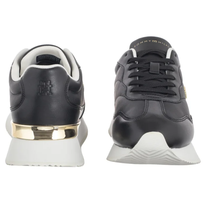 Sneakersy Tommy Hilfiger Chic Fashion Runner Black/Ecru FW0FW09033 0GM – zdjęcie 4
