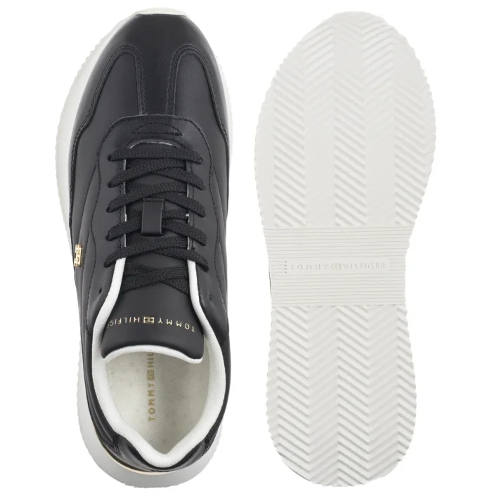 Sneakersy Tommy Hilfiger Chic Fashion Runner Black/Ecru FW0FW09033 0GM – zdjęcie 5