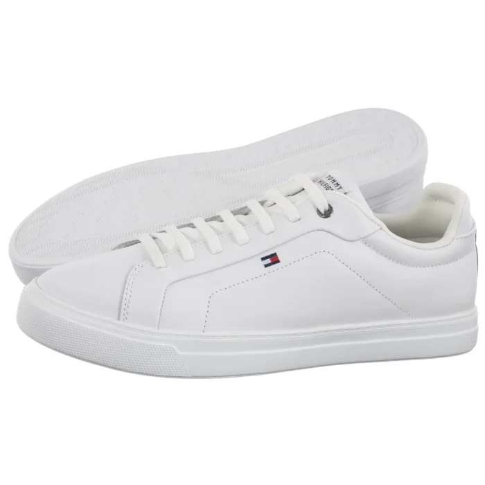 Sneakersy Tommy Hilfiger Icon Court Light Ess White FM0FM05678 YBS – zdjęcie 1