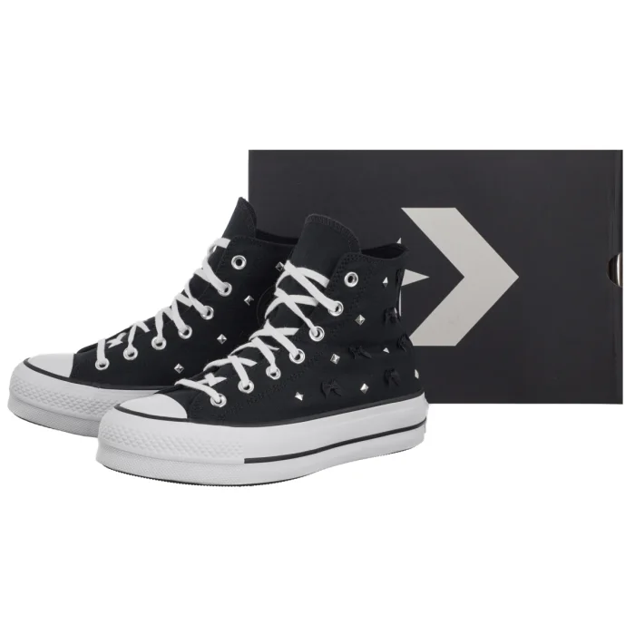 Trampki Converse CTAS Lift Hi Black/Silver/White A14531C – zdjęcie 6