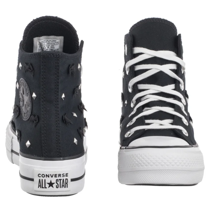 Trampki Converse CTAS Lift Hi Black/Silver/White A14531C – zdjęcie 4